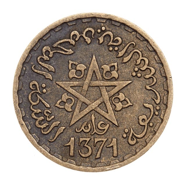Марокканская монета 1371 года